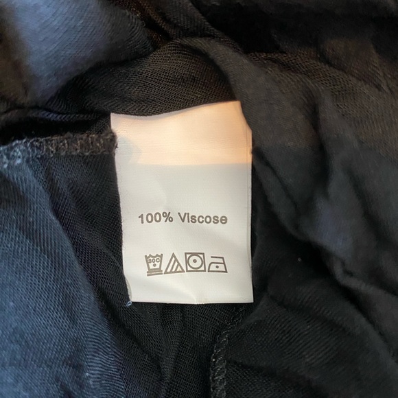 NWT  BTFBM Black/White/Orange Halter Neck Sundress with Peek-A-Boo Back. Size S - Picture 6 of 6